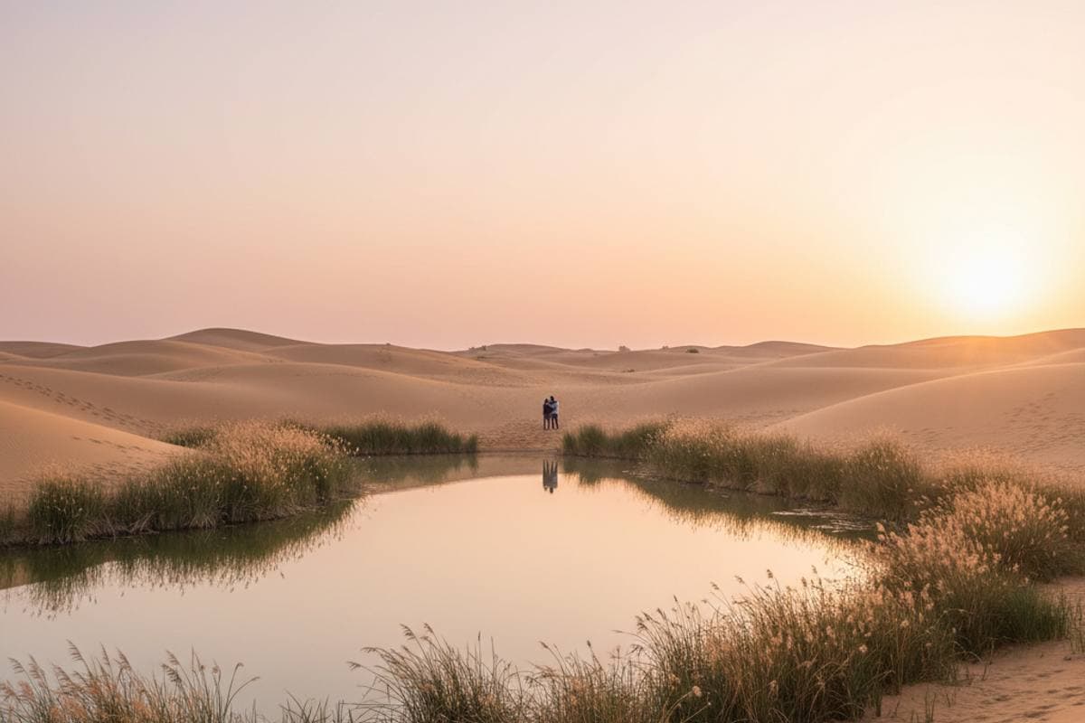 Al Qudra Lakes, Al Qudra desert, Dubai